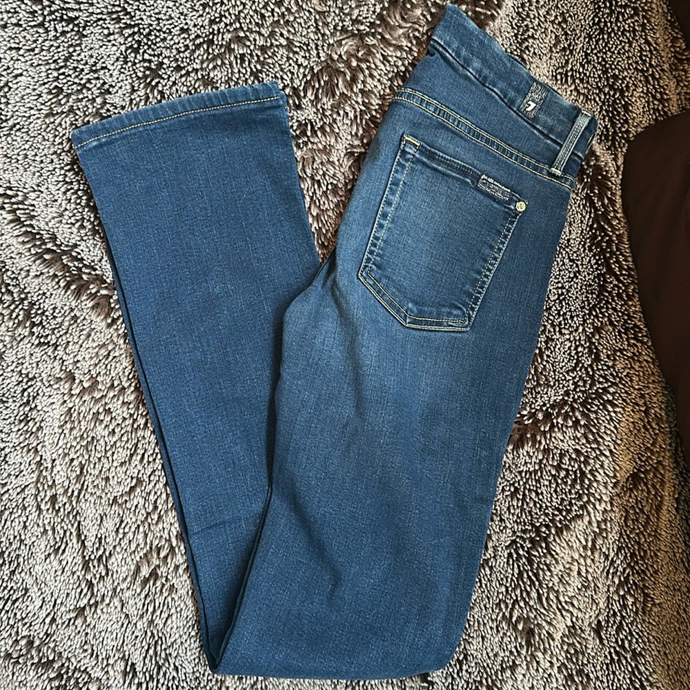 Straight Leg Jeans Size 28 (31 Length) by 7 FOR ALL MANKIND